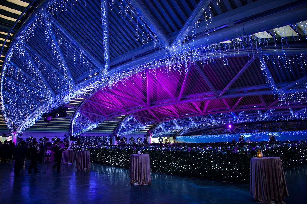 Transforming empty warehouse space into a huge event venue